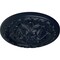 Ekena Millwork Acanthus Ceiling Medallion, Hand-Painted Midnight Dream, 11 3/8"OD x 2"P CM11ACMDF - alternate 5